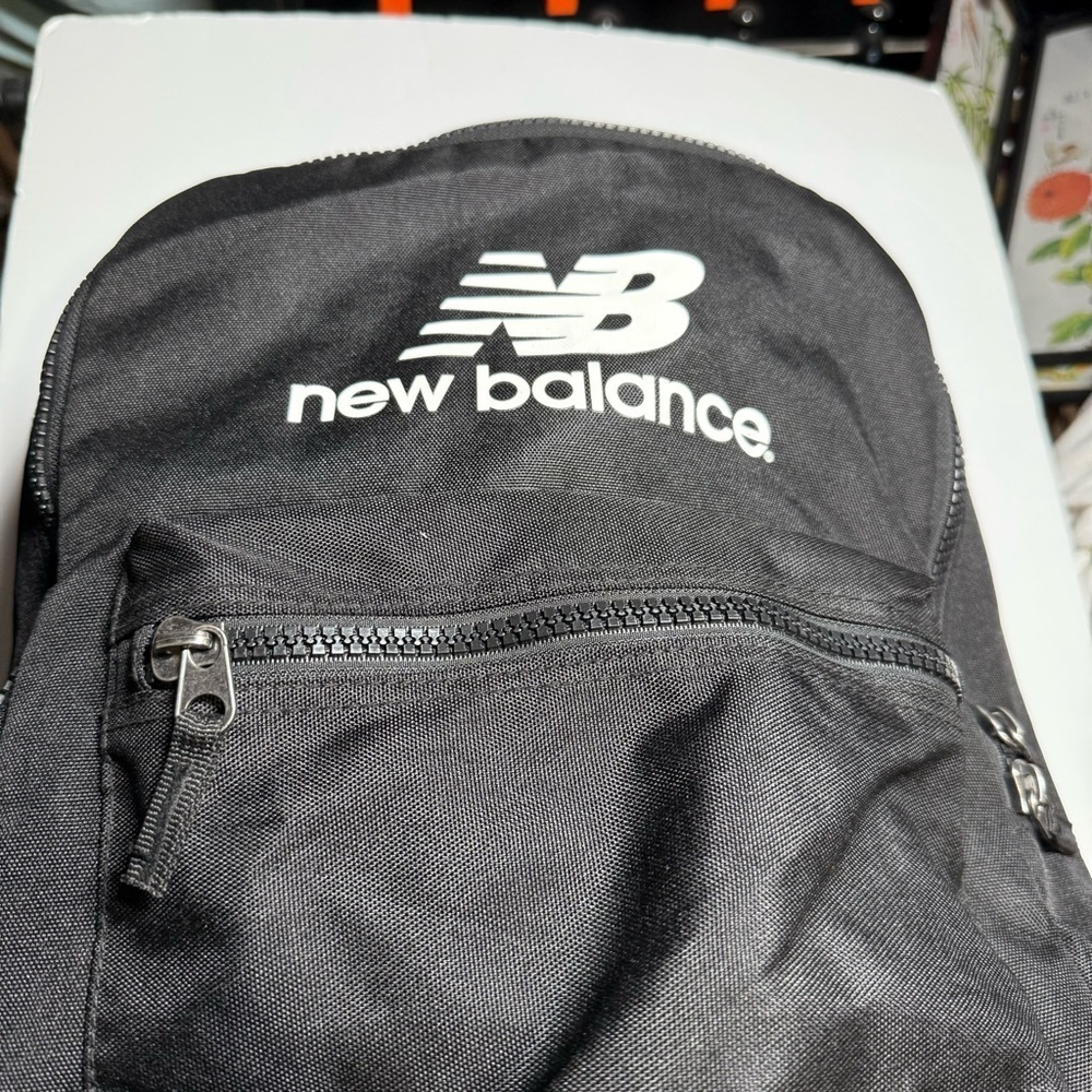 New Balance Booker Backpack Black and White - Picture 4 of 14